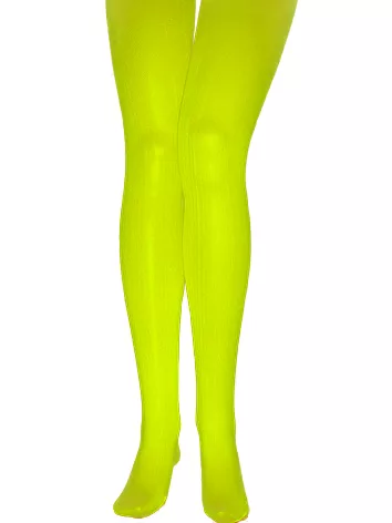 Photo du produit Collants vert fluo adulte