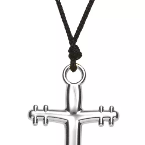 Photo du produit Collier ancre argentée adulte