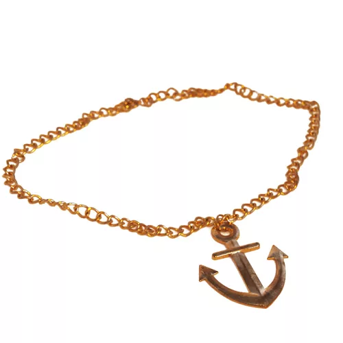 Photo du produit Collier ancre doré