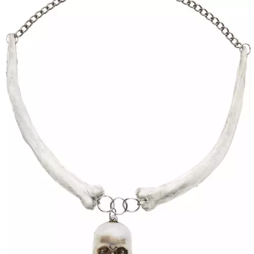 Photo du produit Collier tête de mort adulte Halloween