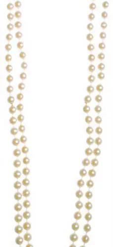 Photo du produit Collier perles blanches