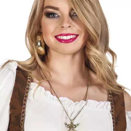 Photo du produit Collier doré pirate adulte