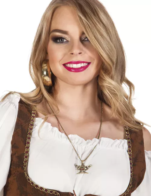 Photo du produit Collier doré pirate adulte