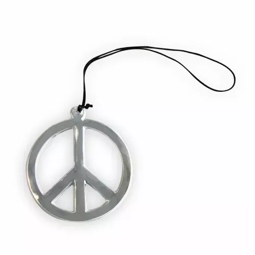 Photo du produit Collier hippie argenté géant