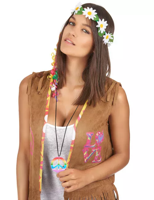 Photo du produit Collier hippie multicolore Adulte
