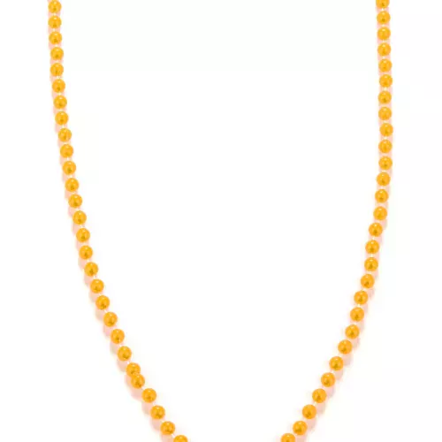 Photo du produit Collier perles orange adulte