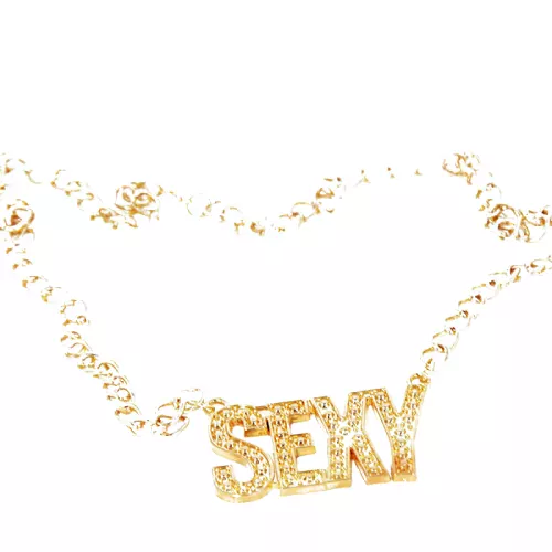 Photo du produit Collier doré sexy