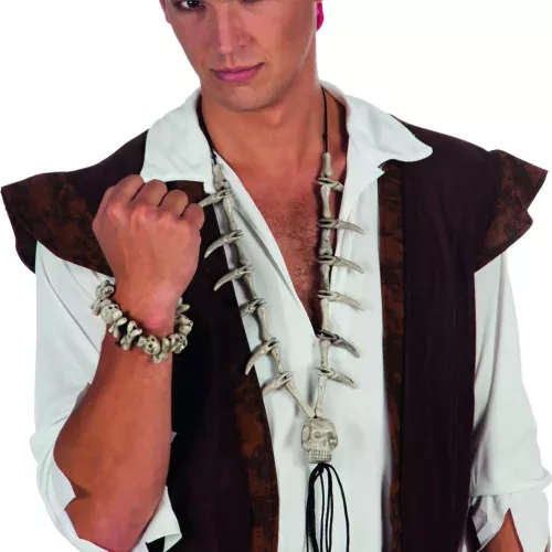 Photo du produit Collier tête de mort pirate