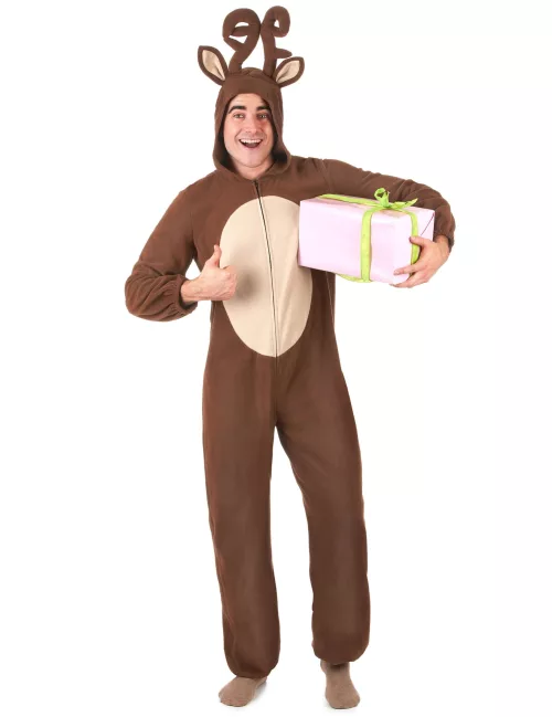 Photo du produit Combinaison à capuche renne homme