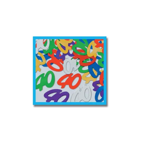 Photo du produit Confettis 40 ans
