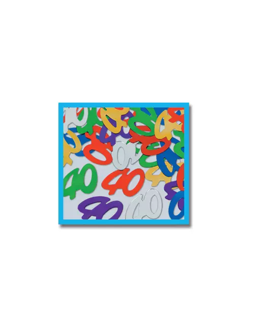 Photo du produit Confettis 40 ans
