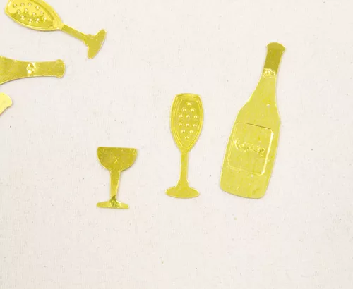 Photo du produit Confettis de table champagne dorés 10g