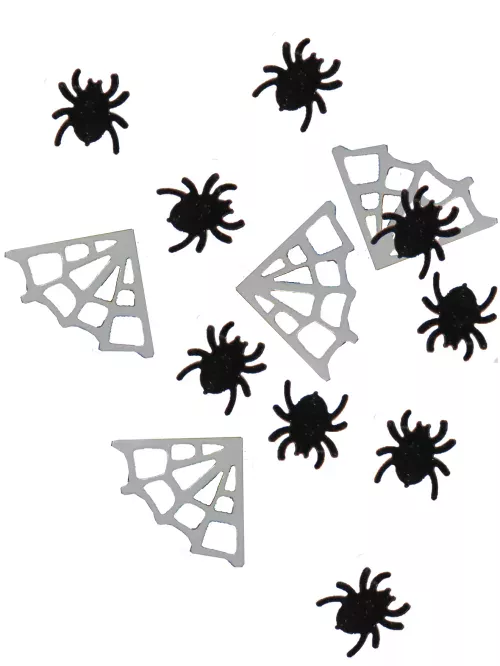 Photo du produit Confettis table araignées toiles Halloween
