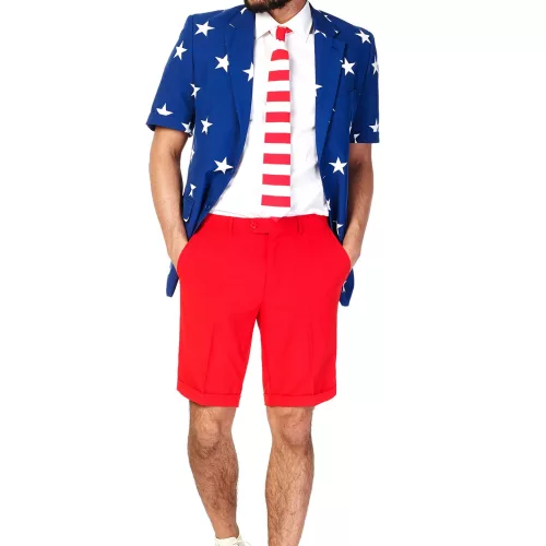 Photo du produit Costume d'été Mr. USA homme Opposuits