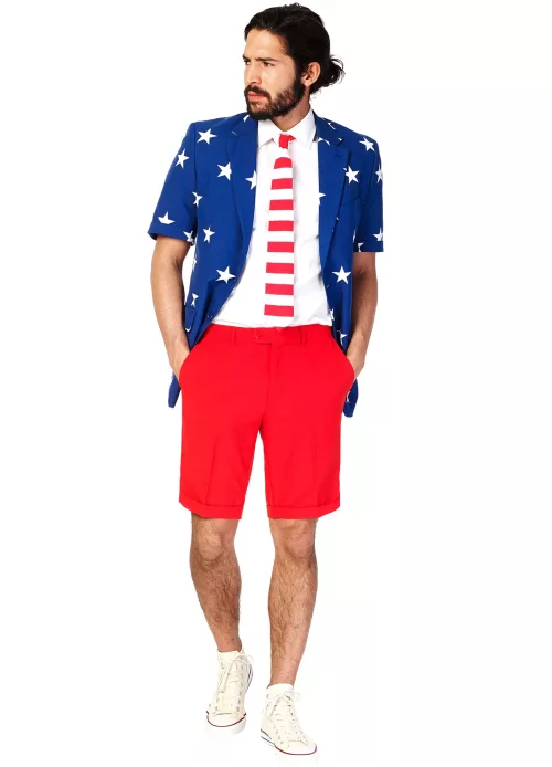 Photo du produit Costume d'été Mr. USA homme Opposuits