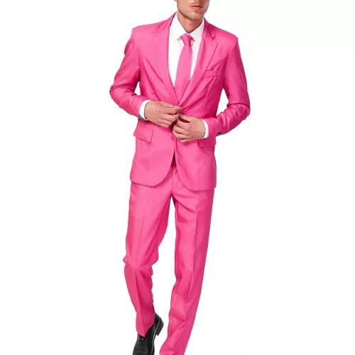 Photo du produit Costume Mr. Solid rose homme Suitmeister