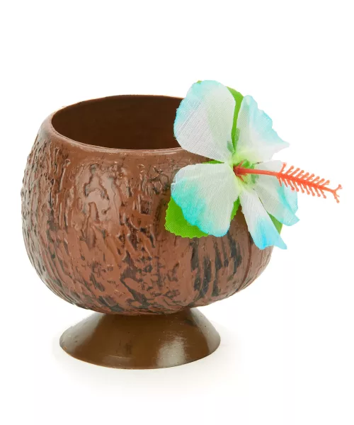 Photo du produit Coupe Hawaï noix de coco fleur bleue