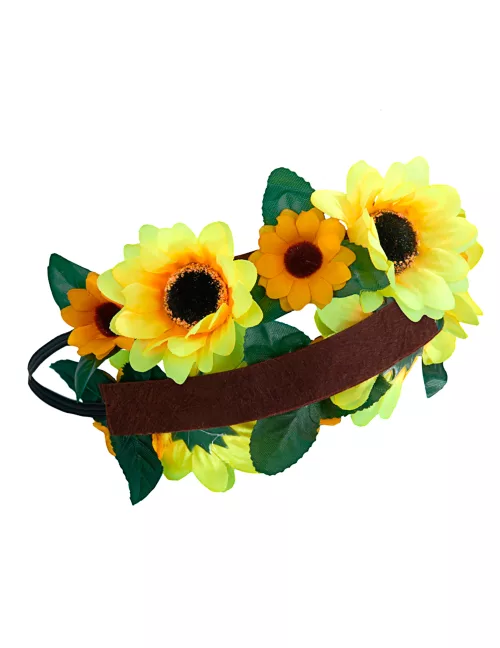 Photo du produit Couronne de fleurs tournesol adulte