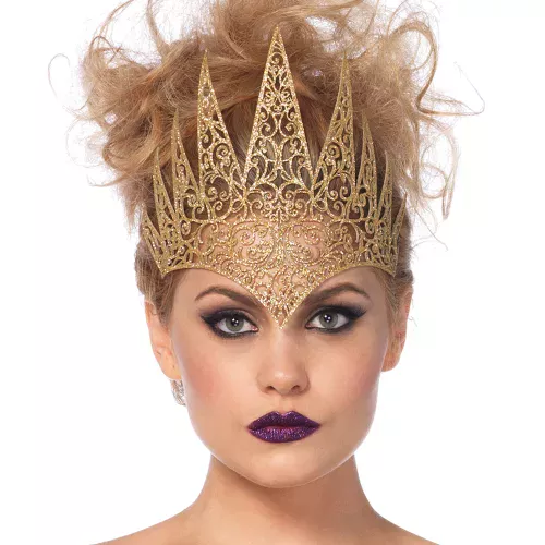 Photo du produit Couronne maléfique or femme Halloween