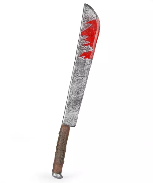 Photo du produit Couteau ensanglanté Halloween en plastique
