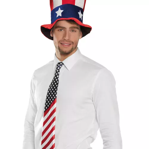 Photo du produit Cravate drapeau américain adulte