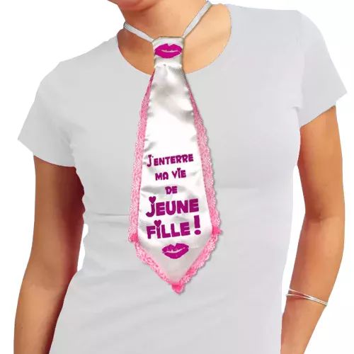 Photo du produit Cravate enterrement de vie de jeune fille adulte