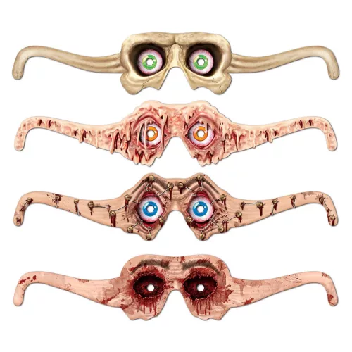 Photo du produit Une paire de lunettes en carton effrayantes