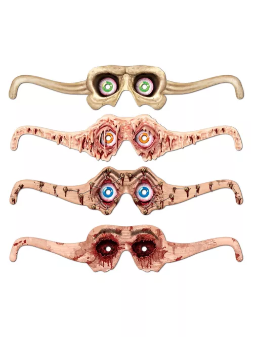 Photo du produit Une paire de lunettes en carton effrayantes
