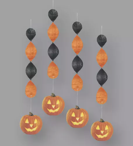 Photo du produit Décorations à suspendre citrouille Halloween