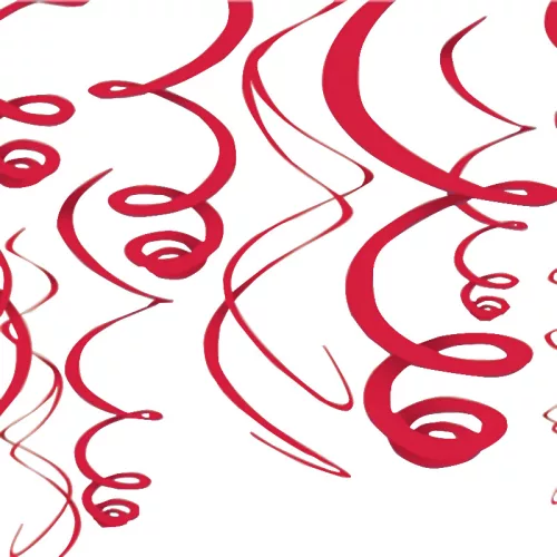 Photo du produit Décorations à suspendre rouge