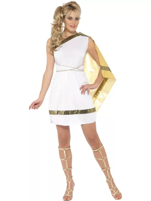 Photo du produit Déguisement déesse romaine avec cape femme