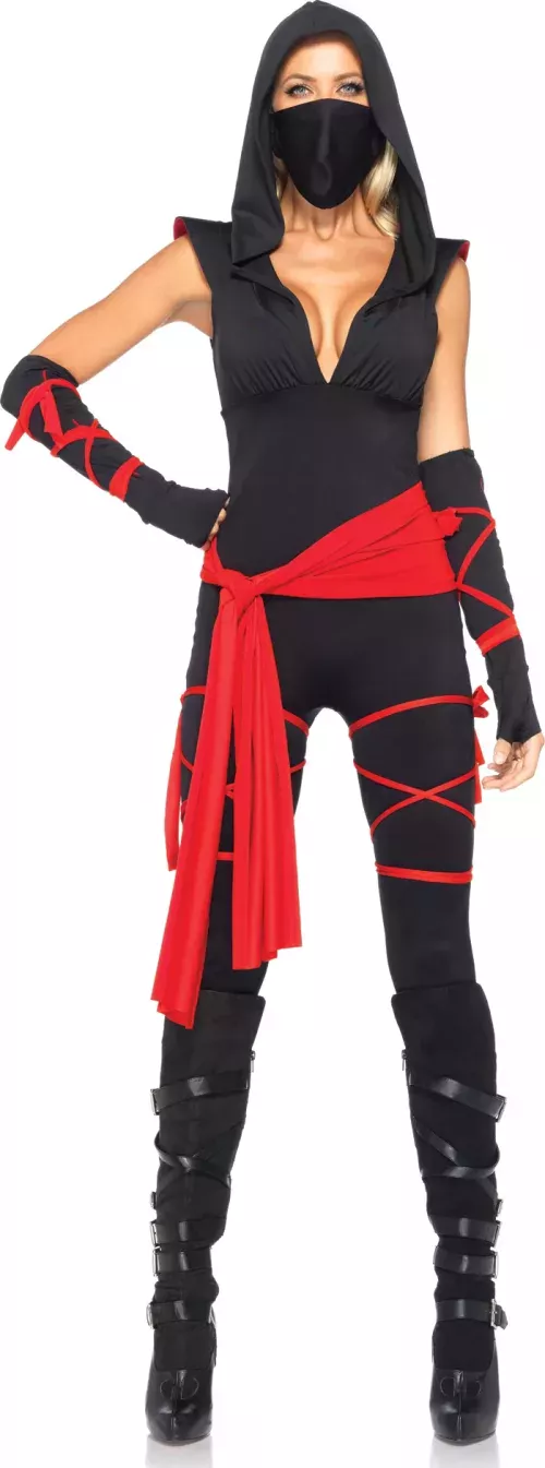 Photo du produit Déguisement ninja noir sexy femme