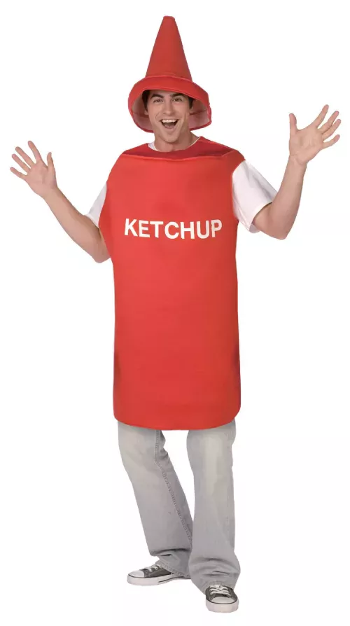Photo du produit Déguisement pot de ketchup adulte