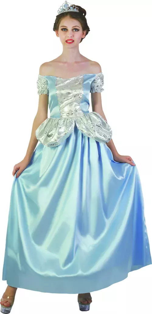 Photo du produit Déguisement princesse cendrillon bleue femme