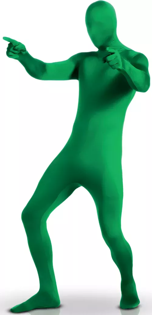 Photo du produit Déguisement Seconde peau verte adulte