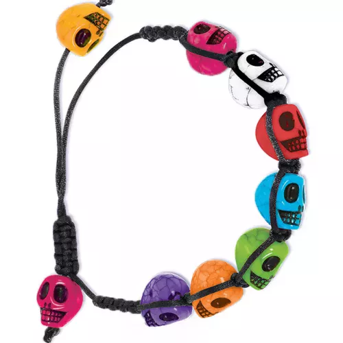Photo du produit Bracelet multicolore Dia de los muertos