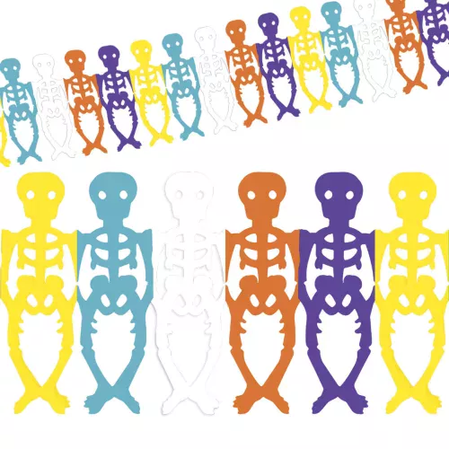 Photo du produit Guirlande squelettes colorés Dia de los muertos Halloween