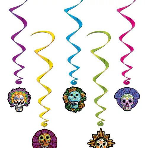 Photo du produit 5 Suspensions spirales Dia de los muertos 102 cm