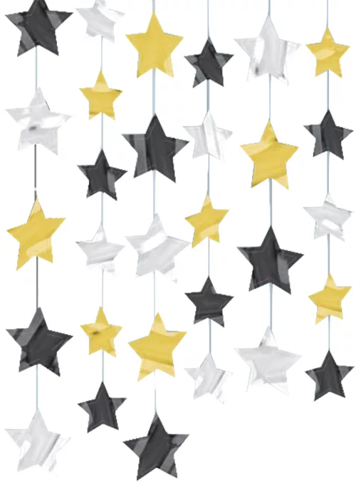 Photo du produit 6 Décorations à suspendre étoiles