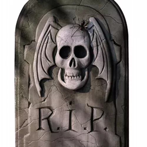 Photo du produit Décoration cartonnée Pierre tombale Halloween 29 x 46 cm