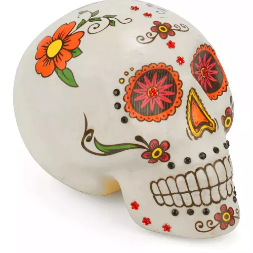 Photo du produit Décoration crâne coloré Dia de los muertos