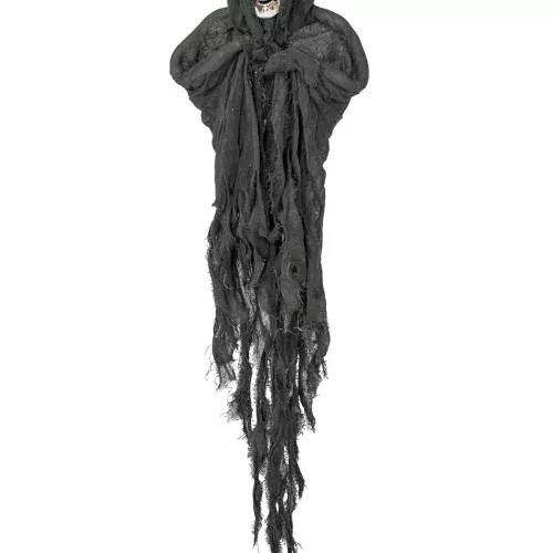 Photo du produit Décoration faucheuse noire à suspendre 90cm