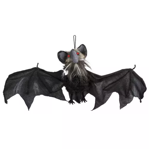 Photo du produit Décoration lumineuse animée et sonore chauve souris 45 x 80 cm