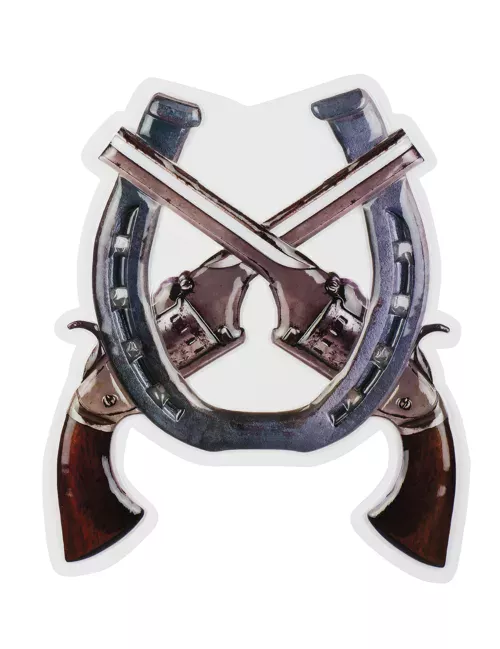 Photo du produit Décoration murale pistolets Western Wild West 47 X 40 cm