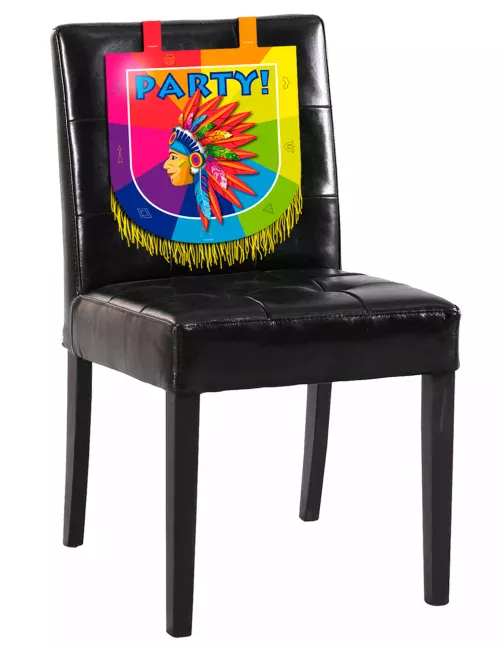 Photo du produit Décoration pour chaise en carton Indien 38 x 34 cm