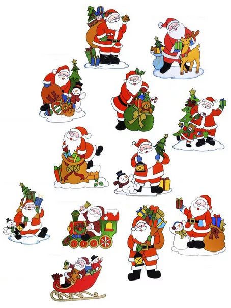 Photo du produit Décoration pour fenêtres Père Noël