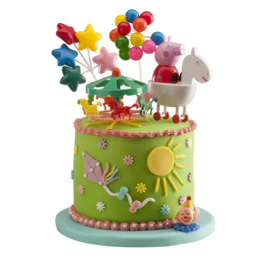 Photo du produit Kit de décorations gâteaux Peppa Pig