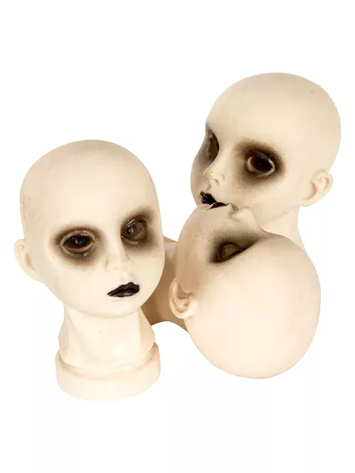 Photo du produit Décorations têtes de poupées cadavériques