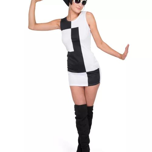 Photo du produit Déguisement disco bicolore femme