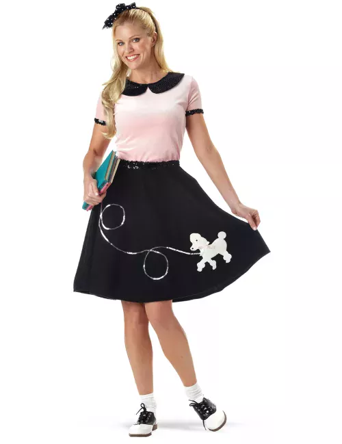 Photo du produit Déguisement 50's noir pour femme